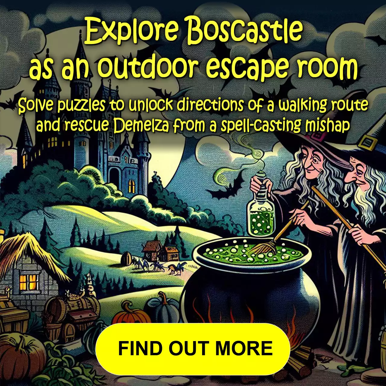 Explore Boscastle as an outdoor escape room. Find out more...