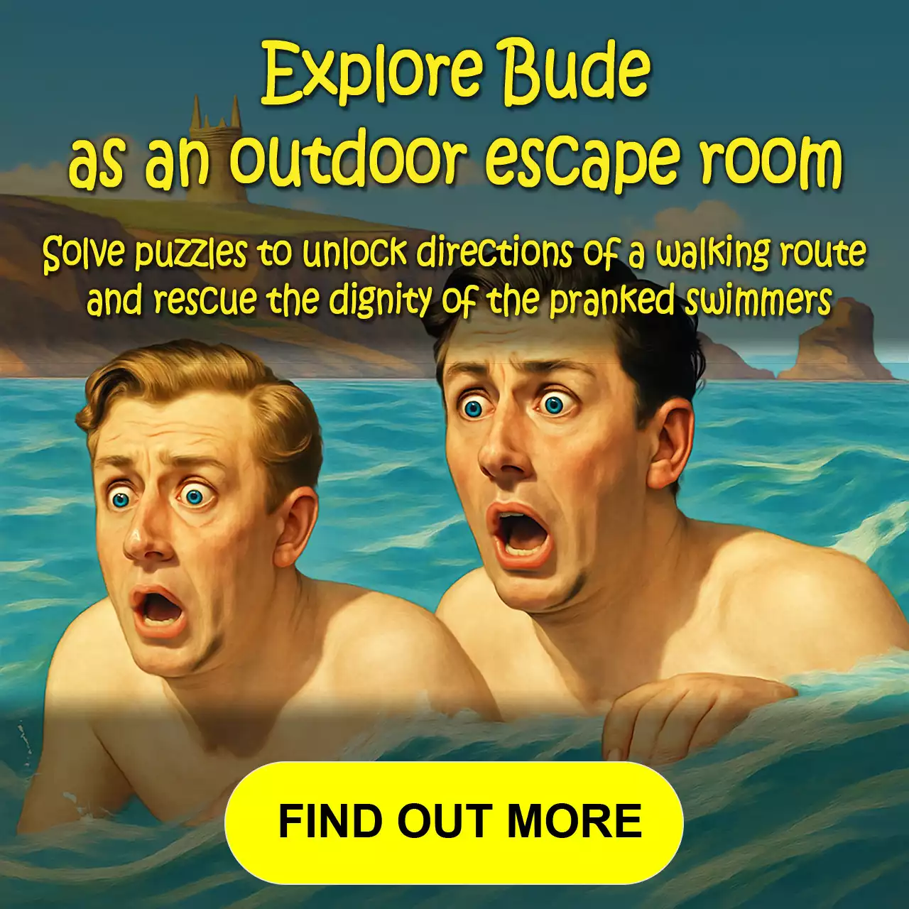 Explore Bude as an outdoor escape room. Find out more...