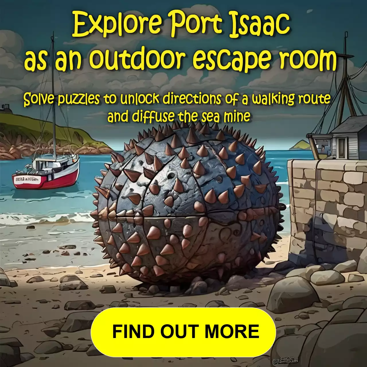 Explore Port isaac as an outdoor escape room. Find out more...